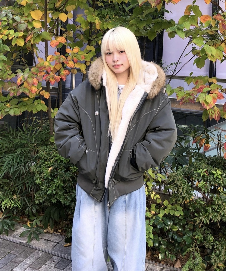 고퀄 털안감 오버핏 집업 야상 먹색