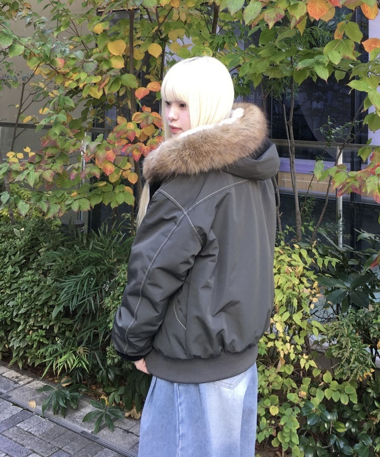 고퀄 털안감 오버핏 집업 야상 먹색