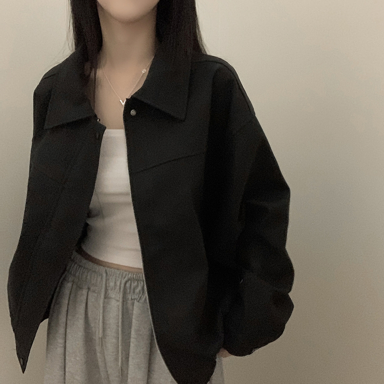 オーバーフィットライダーレザージャケット BLACK