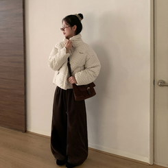 ドットストリングファーショートダウン IVORY