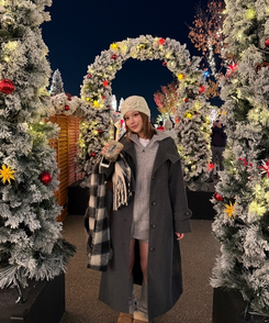 ビンテージコサージュビーニー LIGHT BEIGE