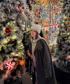 ビンテージコサージュビーニー LIGHT BEIGE