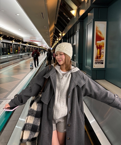 ビンテージコサージュビーニー LIGHT BEIGE