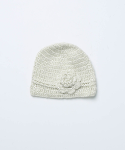 ビンテージコサージュビーニー