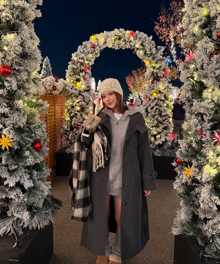 ビンテージコサージュビーニー LIGHT BEIGE