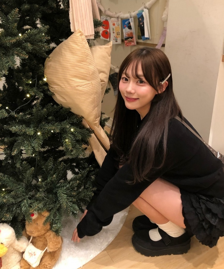 통굽 키높이 레더 메리제인 슈즈 블랙