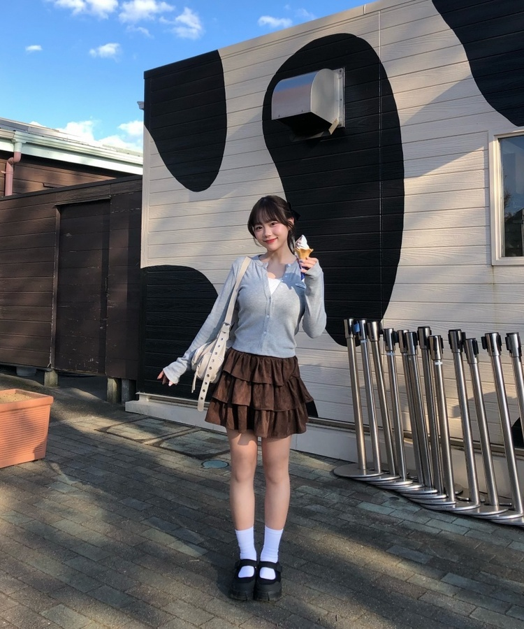 통굽 키높이 레더 메리제인 슈즈 블랙