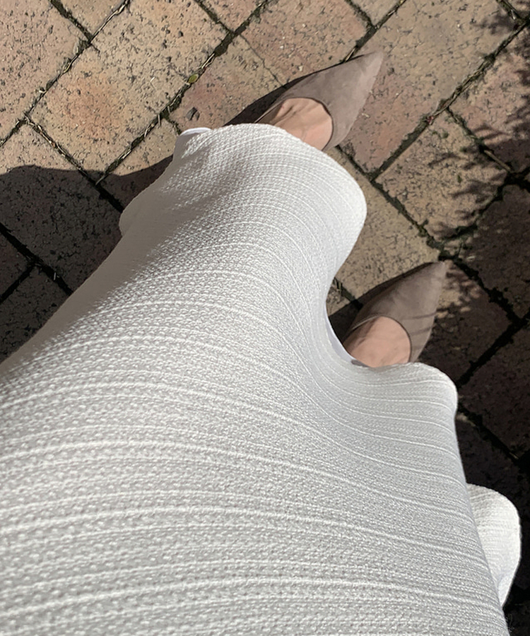 ツイードロングマーメイドスカート IVORY