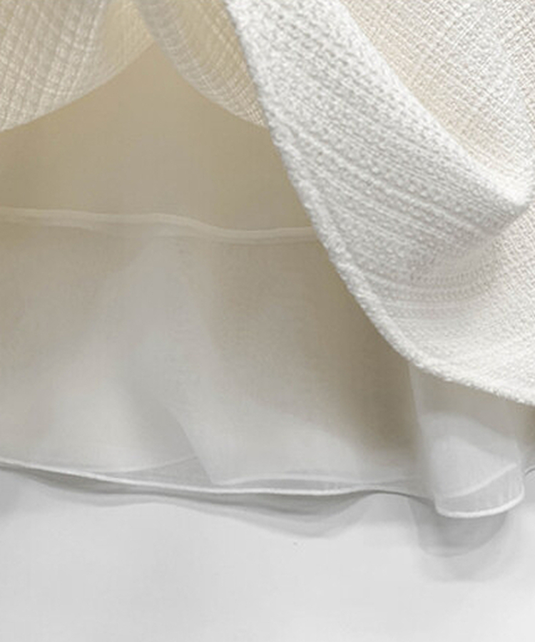 ツイードロングマーメイドスカート