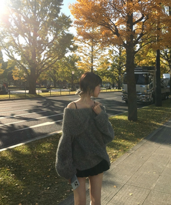 ラブリーモヘアニットヘアゴムセット GREY