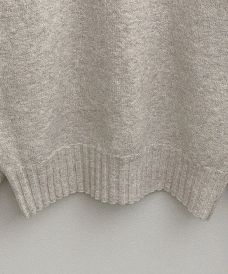 브이넥도톰무지나그랑루즈핏울니트