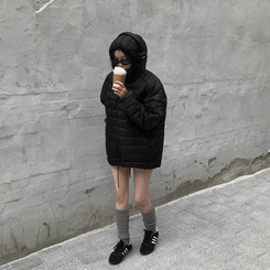 ウォームニットレッグウォーマー靴下(6color) LIGHT GRAY