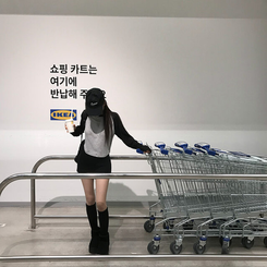 ウォームニットレッグウォーマー靴下(6color) BLACK