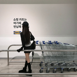 ウォームニットレッグウォーマー靴下(6color) BLACK