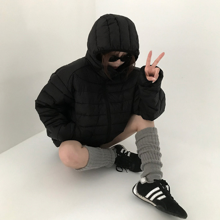 ウォームニットレッグウォーマー靴下(6color) LIGHT GRAY