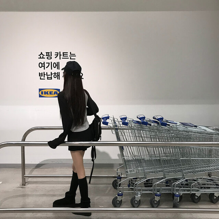 ウォームニットレッグウォーマー靴下(6color) BLACK