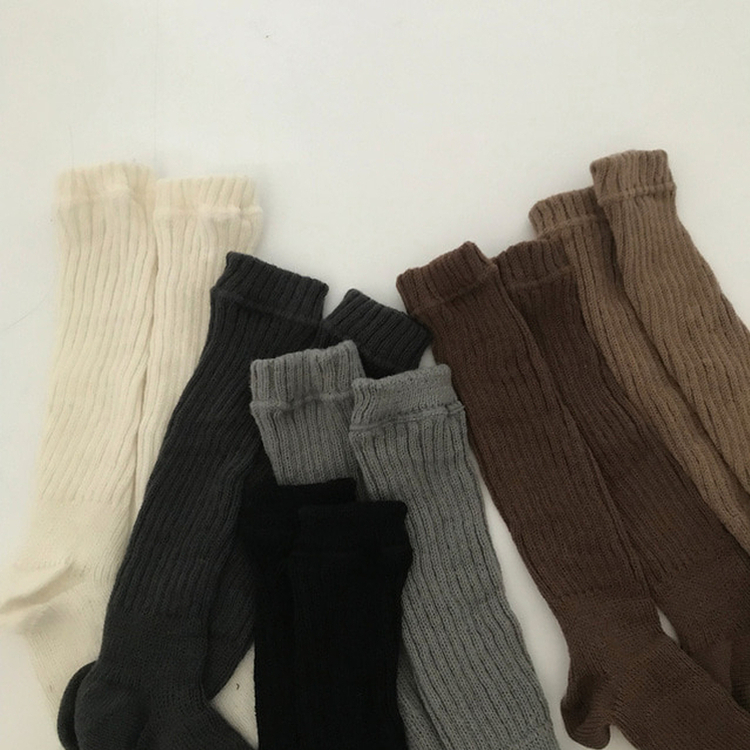 ウォームニットレッグウォーマー靴下(6color)