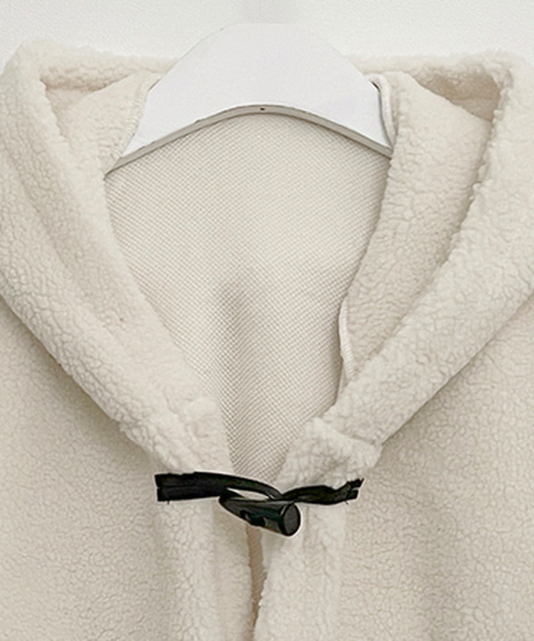 베이글양털뽀글이떡볶이후드무스탕숏자켓점퍼