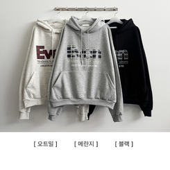 【起毛】チェックポイントパーカー