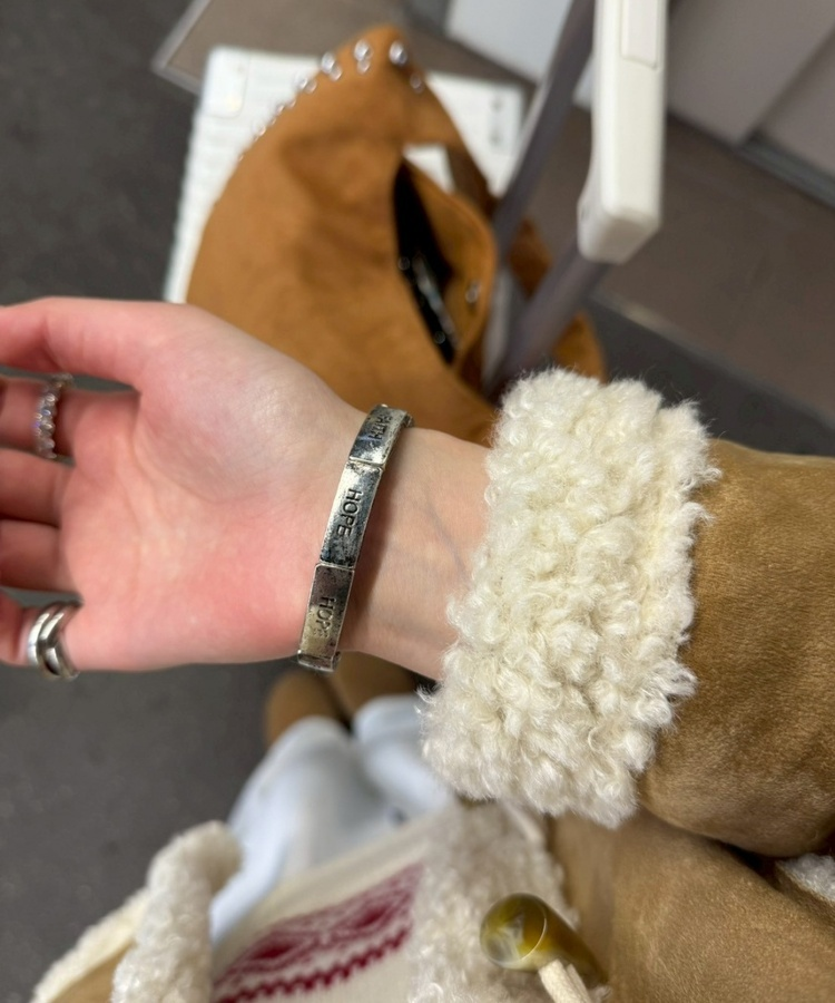 英字ビンテージウォッチ SILVER