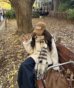 フェイクファーダッフルコート IVORY