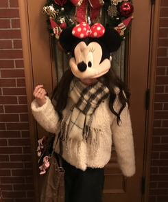 フェイクファーダッフルコート IVORY