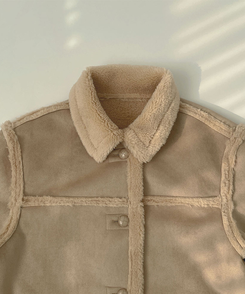 스웨이드 오버핏 하이퀄리티 리버시블 전체 안감 무스탕