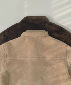 스웨이드 오버핏 하이퀄리티 리버시블 전체 안감 무스탕