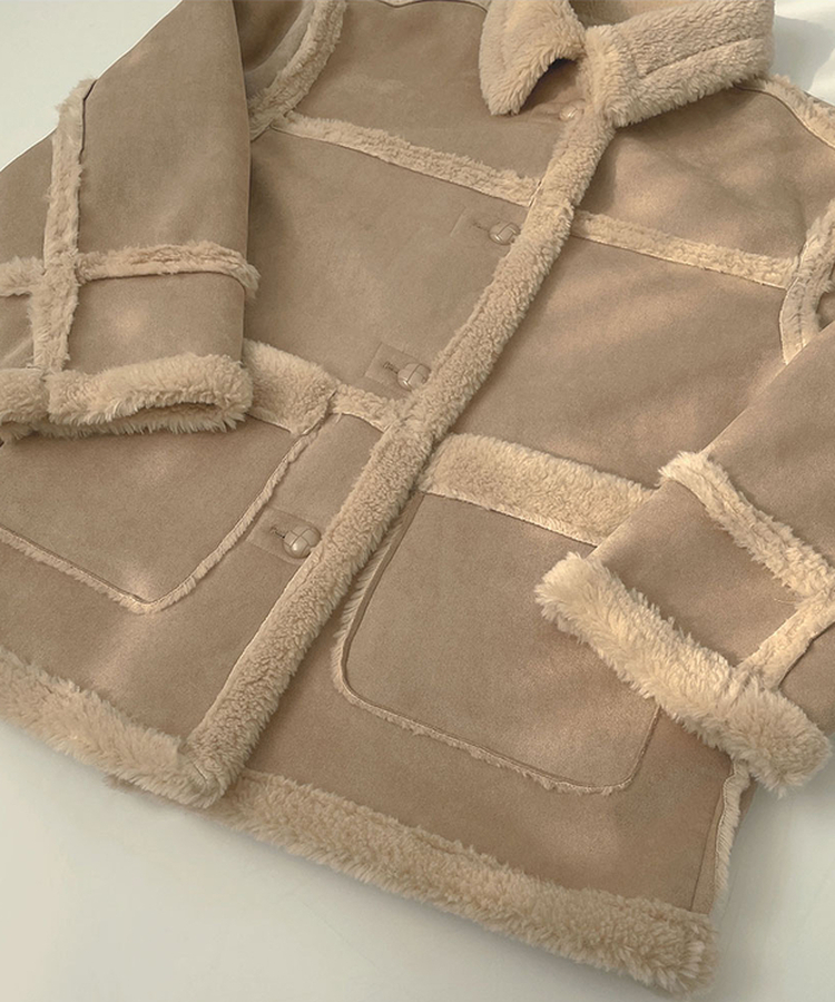 스웨이드 오버핏 하이퀄리티 리버시블 전체 안감 무스탕