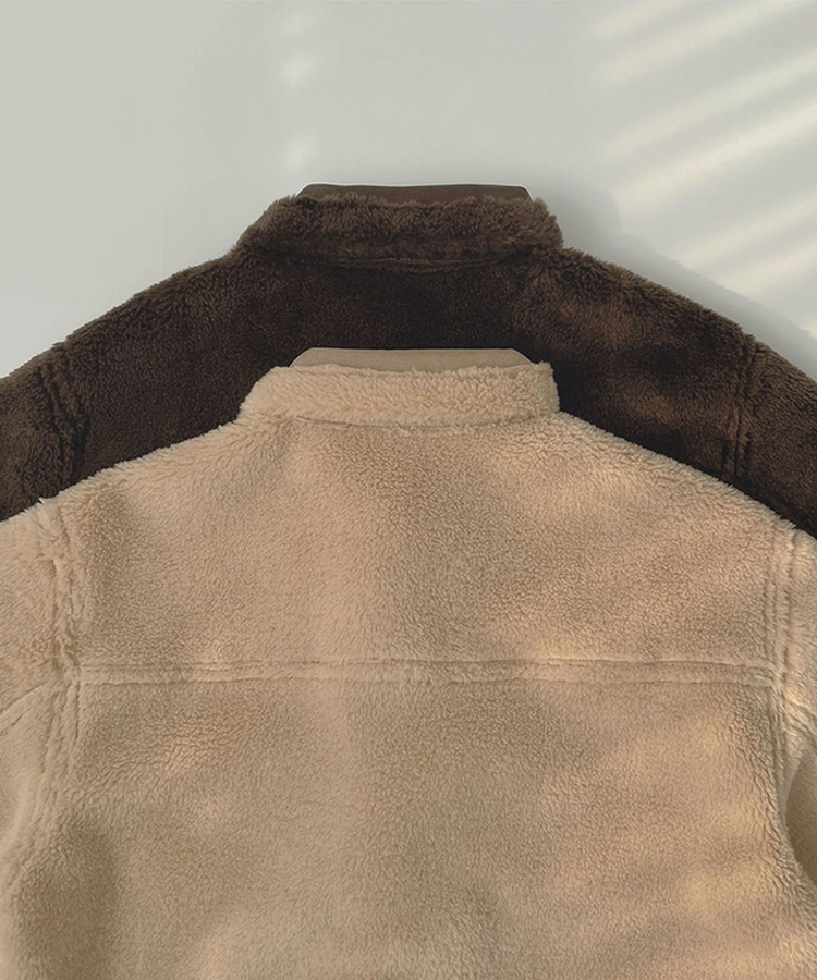 스웨이드 오버핏 하이퀄리티 리버시블 전체 안감 무스탕