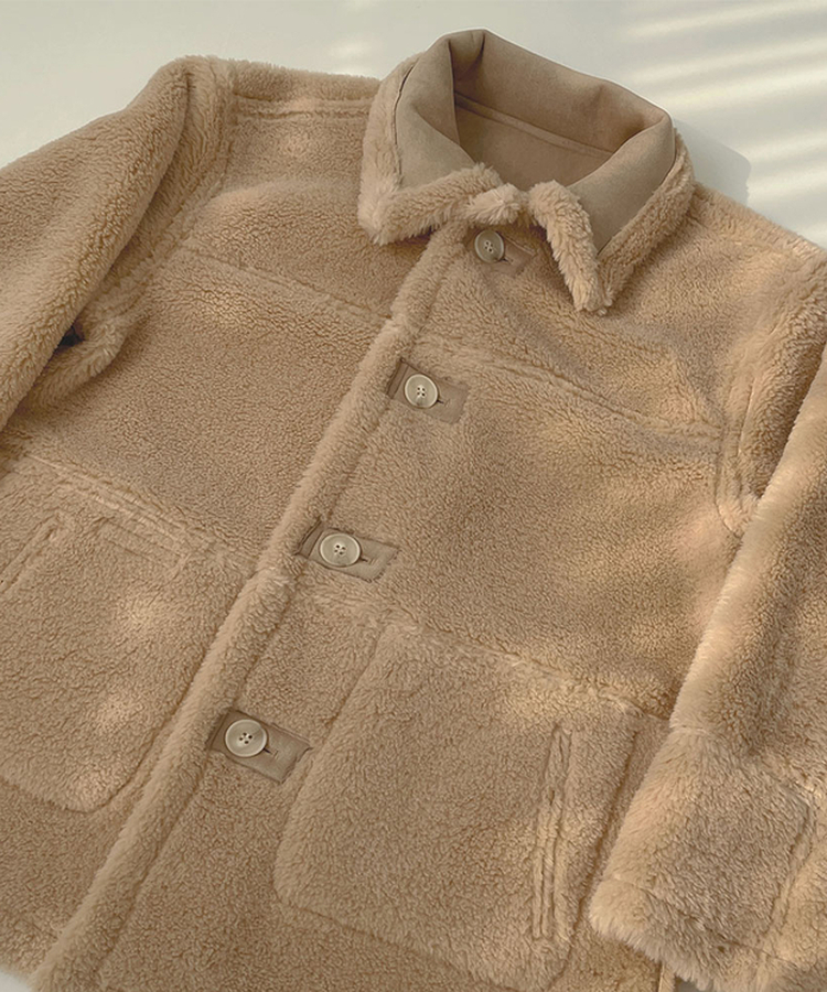 스웨이드 오버핏 하이퀄리티 리버시블 전체 안감 무스탕