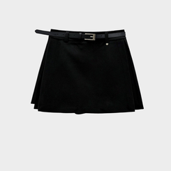 겨울에도 황금비율 보장윈터 도톰 모직 팬던트 포인트 고퀄리티 A라인 스커트 치마바지