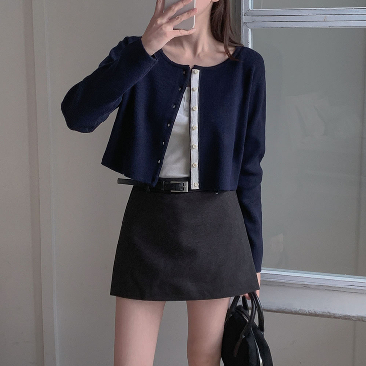 겨울에도 황금비율 보장윈터 도톰 모직 팬던트 포인트 고퀄리티 A라인 스커트 치마바지 차콜