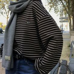 ストライプトレーナー｜スウェット｜韓国ファッション通販 SONA