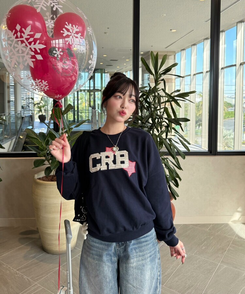 【❤️MADE】 CRBワッペントレーナー NAVY