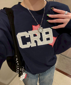 【❤️MADE】 CRBワッペントレーナー NAVY