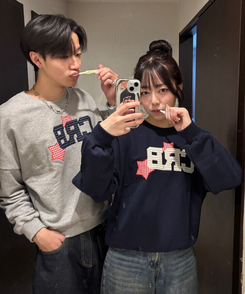 【❤️MADE】 CRBワッペントレーナー NAVY