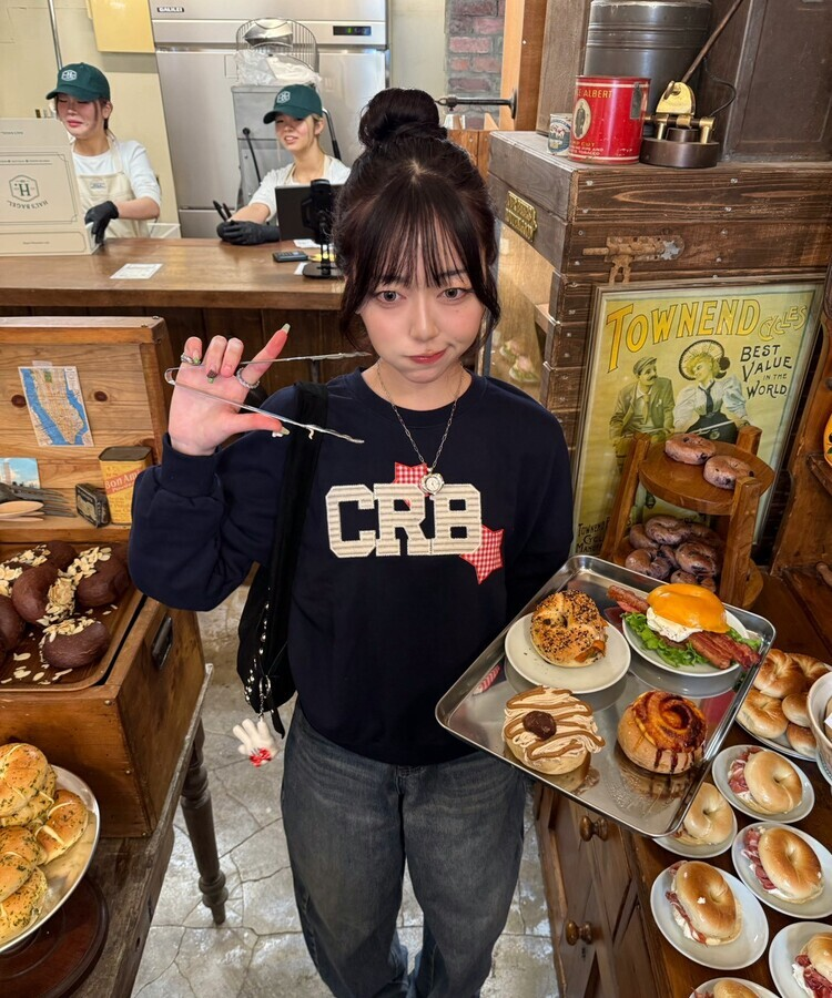 【❤️MADE】 CRBワッペントレーナー NAVY