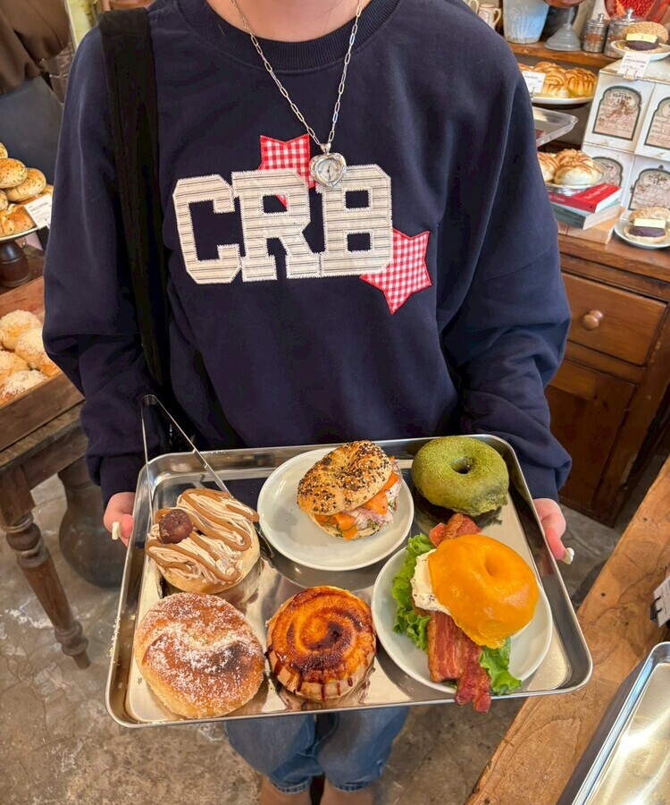 【❤️MADE】 CRBワッペントレーナー NAVY