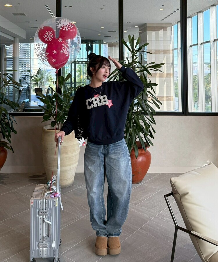 【❤️MADE】 CRBワッペントレーナー NAVY