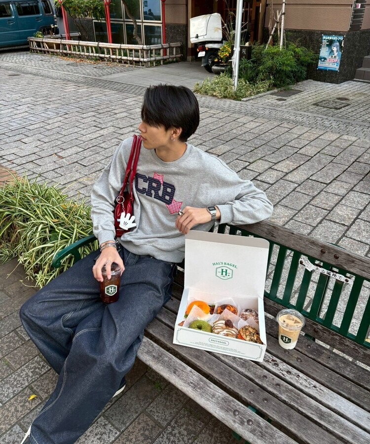 【❤️MADE】 CRBワッペントレーナー GRAY