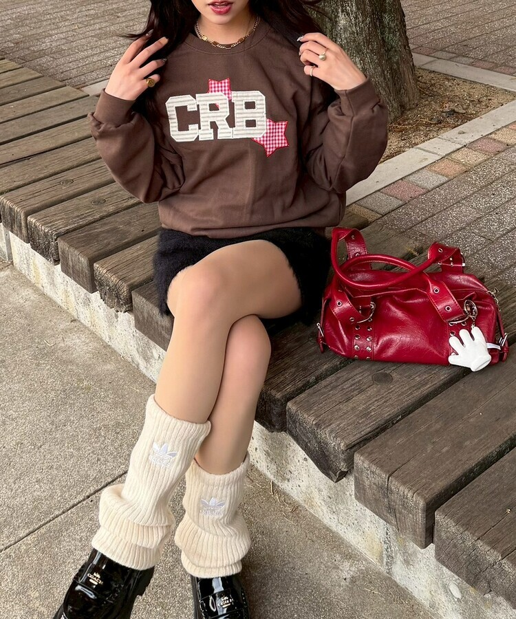 【❤️MADE】 CRBワッペントレーナー BROWN