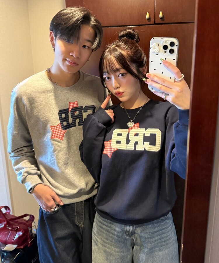 【4次完売❤️MADE】 CRBワッペントレーナー NAVY