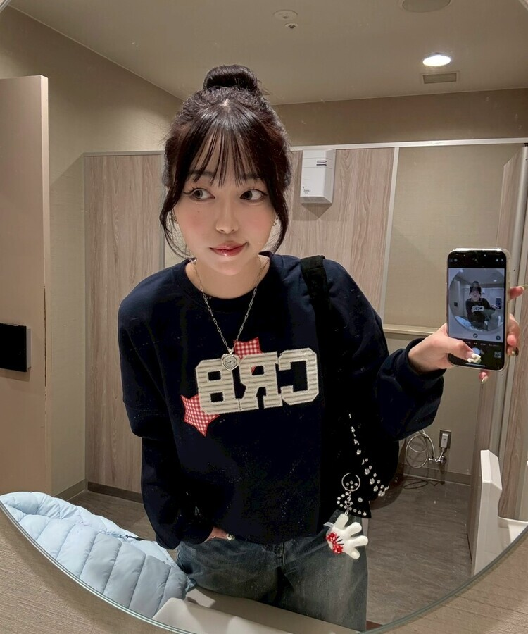 【4次完売❤️MADE】 CRBワッペントレーナー NAVY