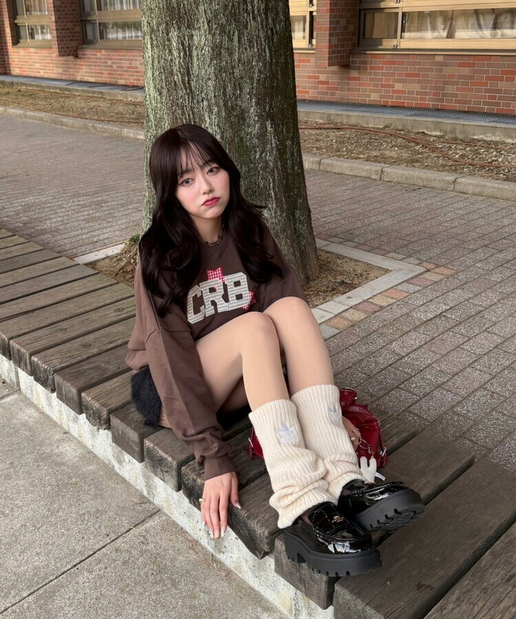 【4次完売❤️MADE】 CRBワッペントレーナー BROWN