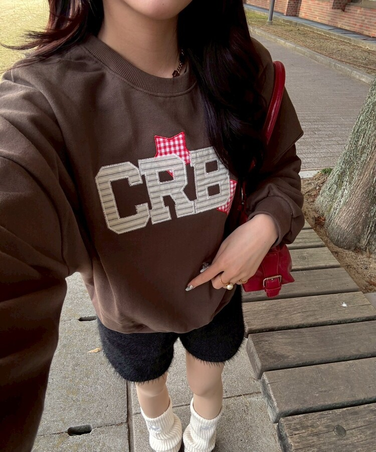 【4次完売❤️MADE】 CRBワッペントレーナー BROWN