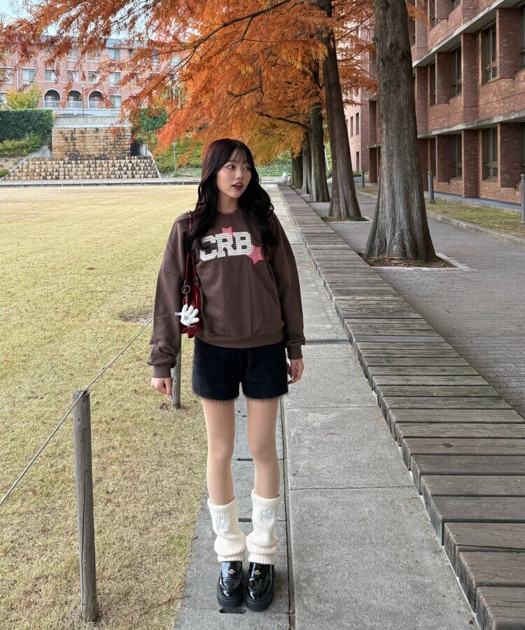 【4次完売❤️MADE】 CRBワッペントレーナー BROWN