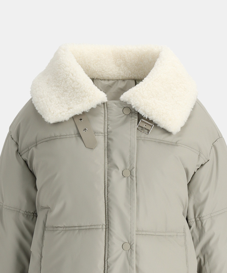 ボアカラーネックショートダウン