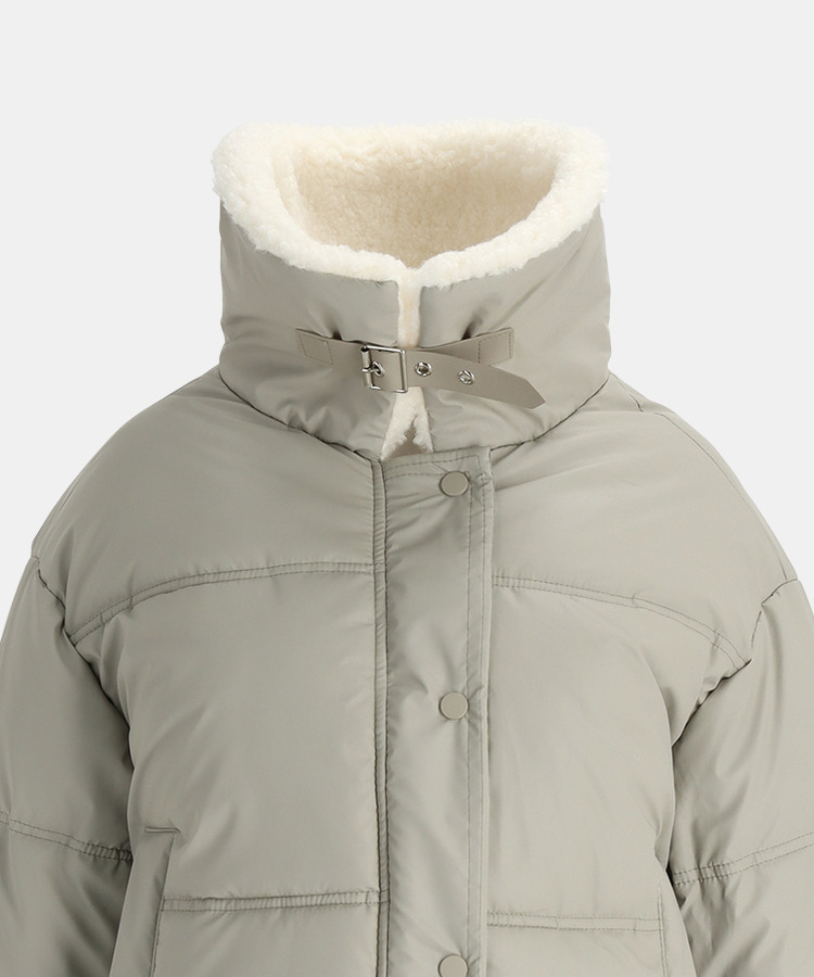 ボアカラーネックショートダウン