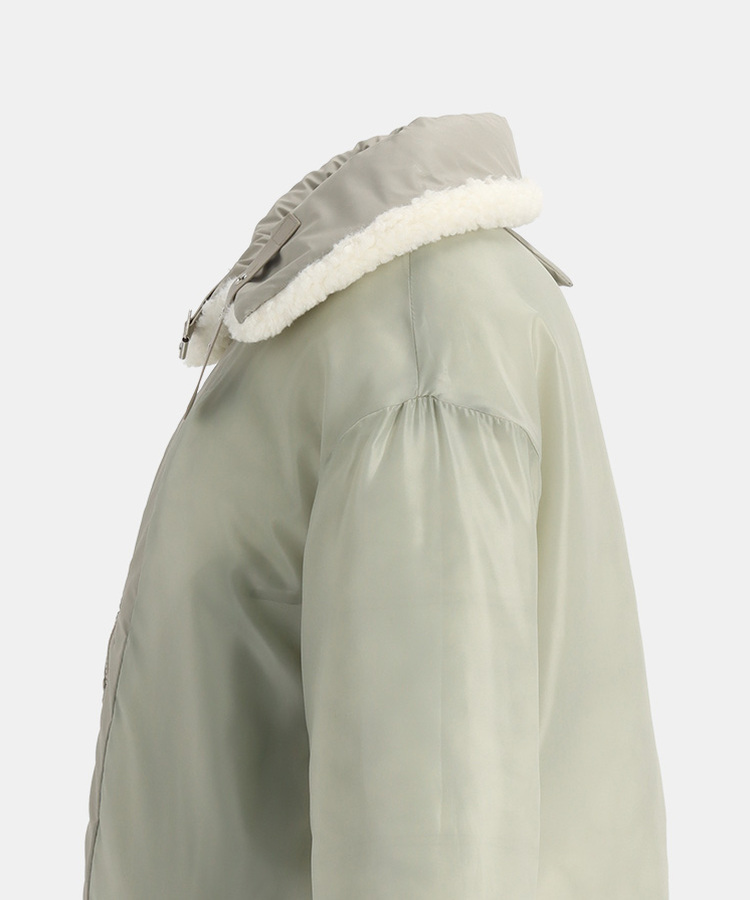 ボアカラーネックショートダウン